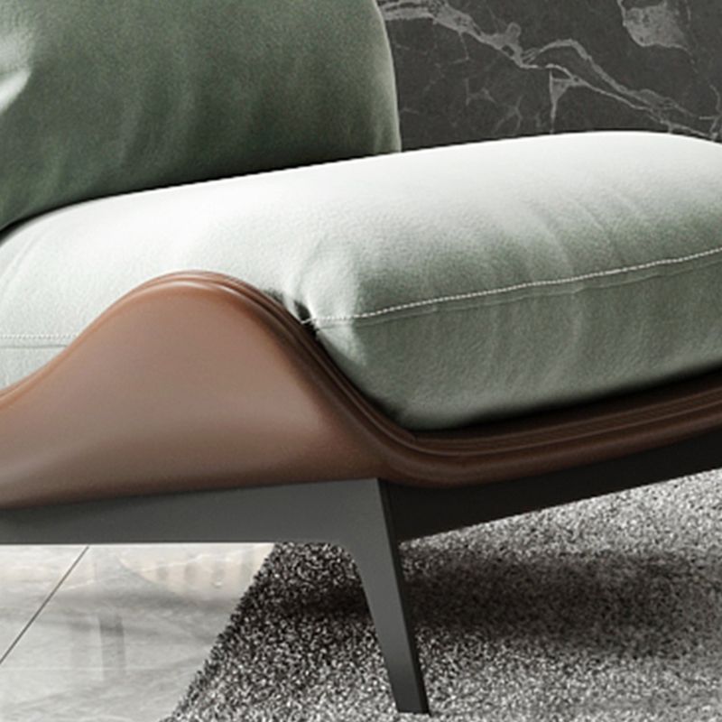 Fixed Back Pillow Lounge Chair Fabric Seat Chair with Black Legs Clearhalo 'Accent Chairs' 'accent_chairs' 'Chairs & Seating' 'furn' 'furn_accent_chairs' 'Furniture' 'Living Room Furniture' 1200x1200_0e484137-e023-49a2-b011-70d670414100