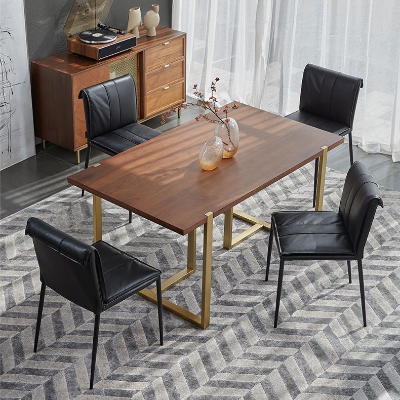 Indoor Leather Upholstered Dining Side Chair Metal Legs Dining Chair Clearhalo 'Dining Chairs' 'Dining Tables & Seating' 'dining_chair' 'furn' 'furn_dining_chair' 'Furniture' 'Kitchen & Dining Furniture' 1200x1200_0e4a313d-cf10-4e7c-94ca-45bf10342310