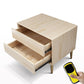 Solid Wood Night Table Contemporary Bed Nightstand with 2 Drawers Clearhalo 'Bedroom Furniture' 'furn' 'furn_night_stand' 'Furniture' 'night_stand' 'Nightstands' 1200x1200_0e4c7aca-f89a-4748-8da7-d5bc3f91661d