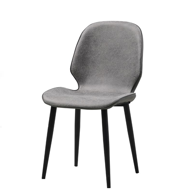 Restaurant Upholstered Beetle Shape Side Chair Wingback Matte Finish Dining Chair Clearhalo ' kitchen&dining_furn' 'Dining Chairs' 'Dining Tables & Seating' 'dining_chair' 'furn' 'furn_dining_chair' 'Furniture' 'furniture_dining_chair' 'Kitchen & Dining Furniture' 'kitchen' 1200x1200_0e4d544c-162a-41ca-a8ed-6a45efa2a317