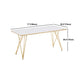 Glam 1/2/5 Pieces Dining Set Stone Top Dining Table with Chairs for Restaurant Clearhalo 'Dining Room Sets' 'Dining Tables & Seating' 'dining_room_set' 'furn' 'furn_dining_room_set' 'Furniture' 'Kitchen & Dining Furniture' 1200x1200_0e4e74c0-c922-4d56-ab15-95c6031e4805