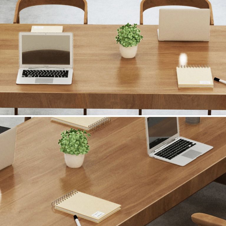Solid Wood Oval Shape Meeting Table Home Office Industrial Writing Desk Clearhalo 'furn' 'furn_office_desk' 'Furniture' 'furniture_office_desk' 'Office Desks' 'Office Furniture' 'office_desk' 1200x1200_0e5162bf-ac09-4f00-911a-526cbc1442c8