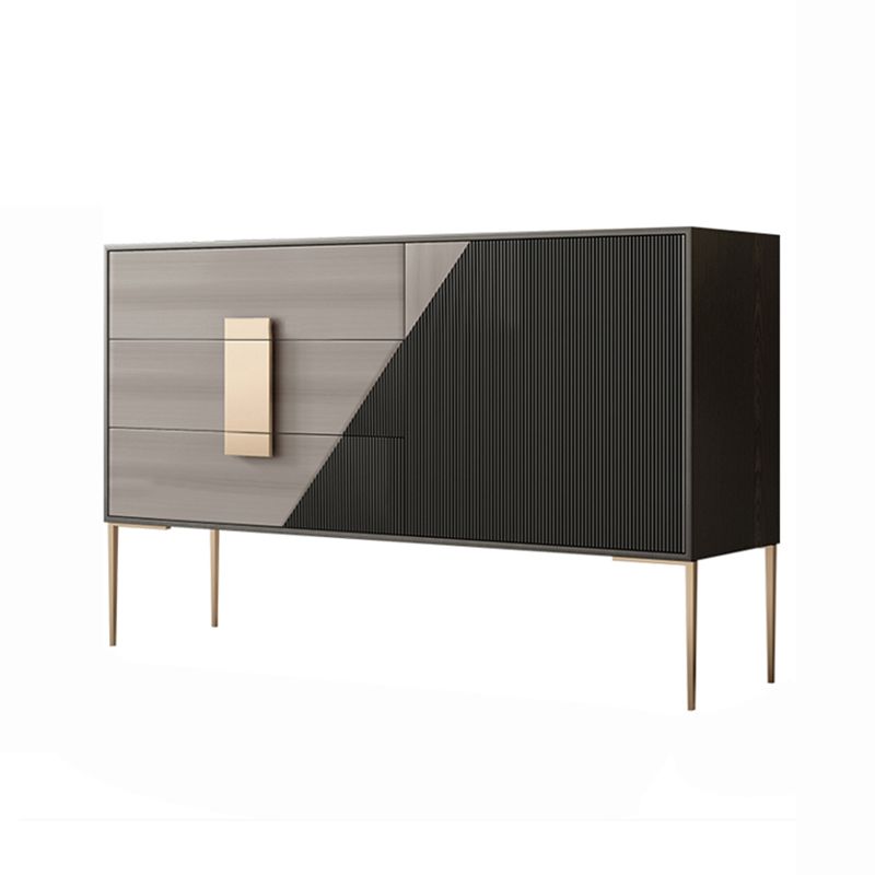 Klassiek Glam Combo-dressoir van eikenhout met opbergkast voor de slaapkamer