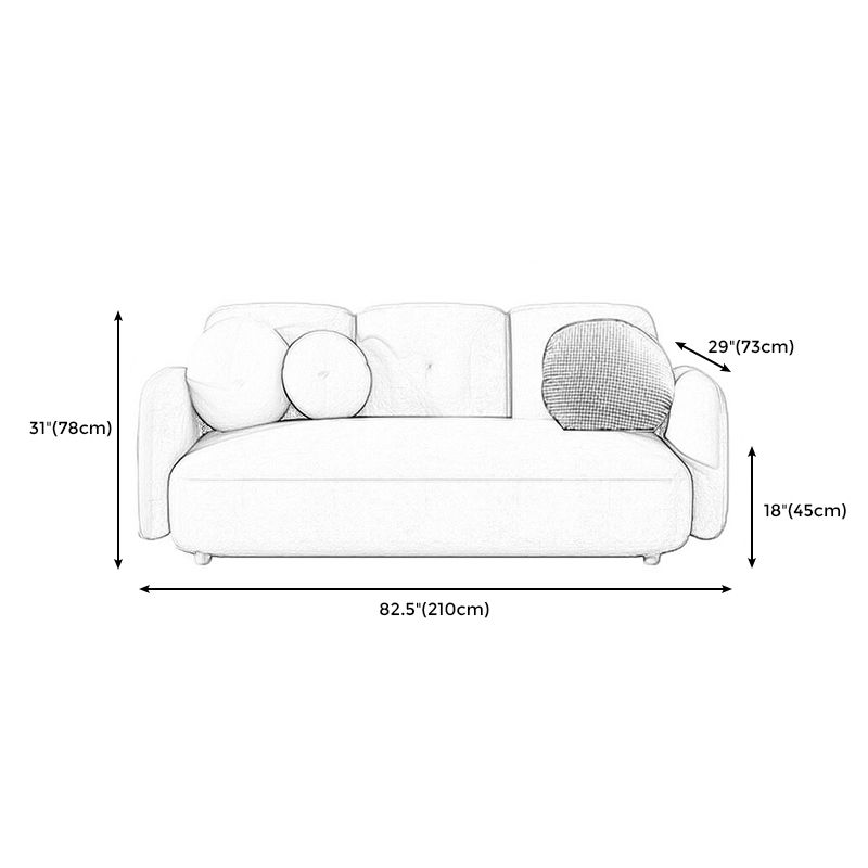 Modern Macaroon 3/4 Seater Sofa Square Arm Standard Cushions Sofa Clearhalo 'furn' 'furn_sofas' 'Furniture' 'furniture_sofas' 'kitchen' 'kitchen_sofas' 'Living Room Furniture' 'Sofa' 'sofas' 1200x1200_0e52cc9c-31a0-4302-8e12-90207a16ffbc