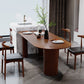 Contemporary Solid Wood Free Form Dining Table Pine Wood Top Dining Table with 3 Legs Clearhalo ' dining_table' 'Dining Tables & Seating' 'Dining Tables' 'furn' 'furn_dining_table' 'Furniture' 'furniture_dining_table' 'Kitchen & Dining Furniture' 'kitchen&dining_furn' 'kitchen' 'kitchen_dining_table' 1200x1200_0e52dfb8-af05-4c00-be6c-93923e1e3faf