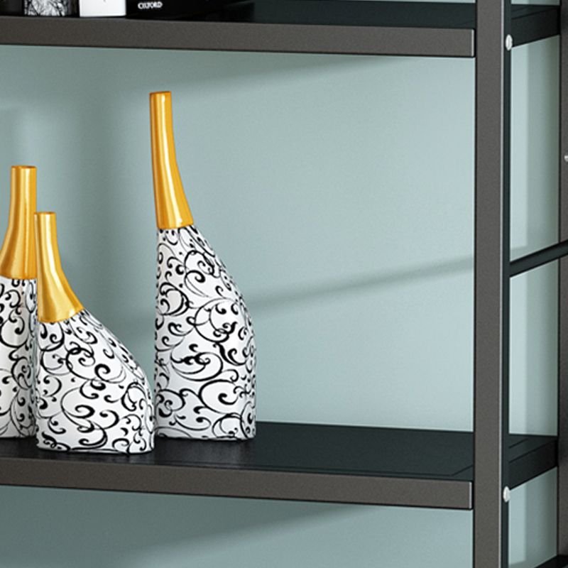 Industrial Wall Mounted Bookshelf Black and White Iron Shelf for Home Clearhalo 'Bookcases' 'furn' 'furn_bookcases' 'Furniture' 'furniture_bookcases' 'kitchen' 'kitchen_bookcases' 'Living Room Furniture' 'Office Furniture' 1200x1200_0e54eb1f-e83a-4f00-aca1-3b06baab88bf