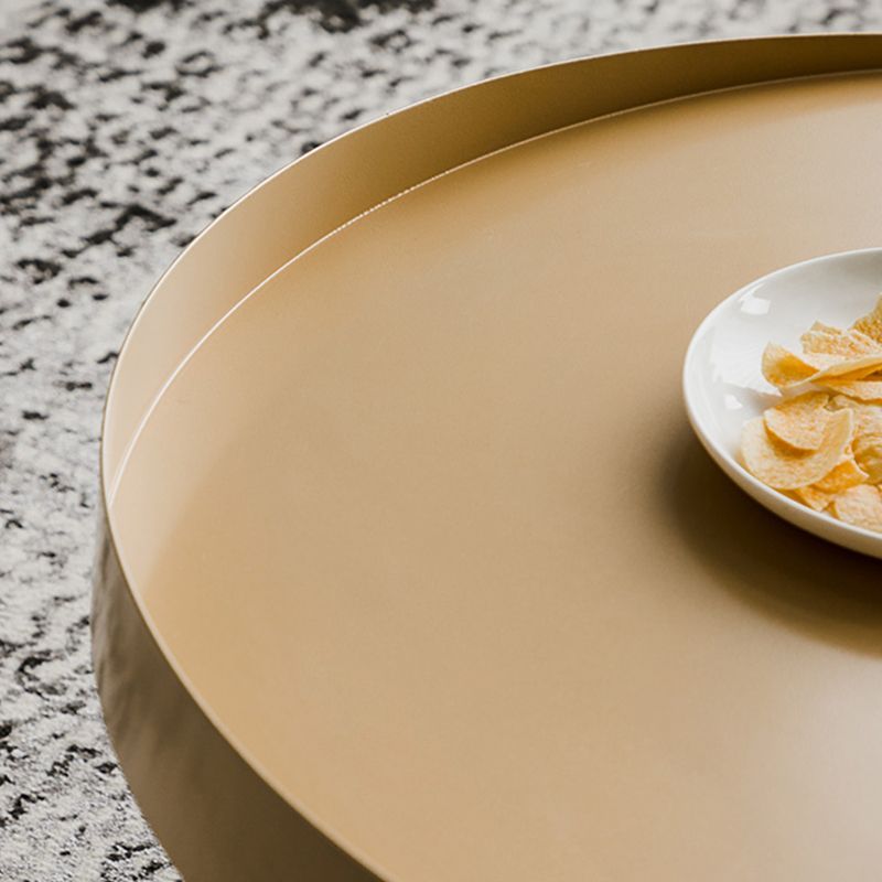 メタルラウンドコーヒーテーブルミッドセンチュリーモダン4脚カクテルテーブル