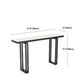 11 "W Console Contemporary Table Tabella della console rettangolare in pietra bianca