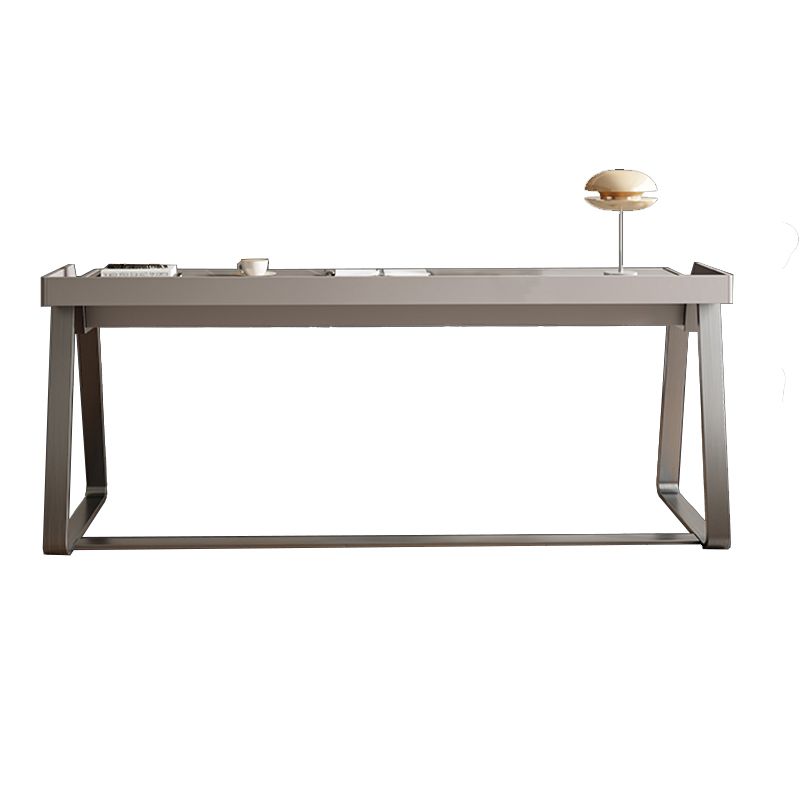 Rectangle Stone Top Office Desk Metal Base Industrial Writing Desk for Office Clearhalo 'furn' 'furn_office_desk' 'Furniture' 'Office Desks' 'Office Furniture' 'office_desk' 1200x1200_0e57c7c0-6997-4c28-aad6-d773c05537cc
