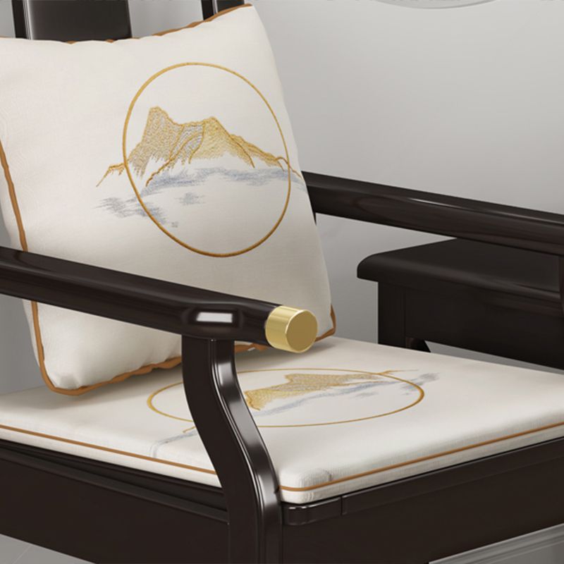 Traditional Dining Armchair Slat Back Arm Single Dining Chair with Wood Legs Clearhalo ' kitchen&dining_furn' 'Dining Chairs' 'Dining Tables & Seating' 'dining_chair' 'furn' 'furn_dining_chair' 'Furniture' 'furniture_dining_chair' 'Kitchen & Dining Furniture' 'kitchen' 1200x1200_0e57f07a-5008-42f1-8b35-e5eaac3765e3