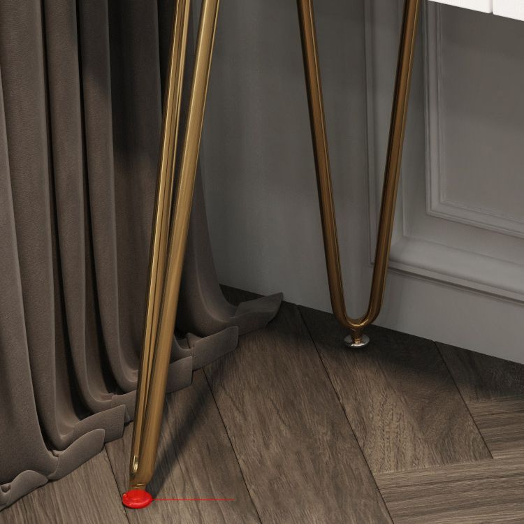 Scrivania di vanità in legno in bianco moderno con tavolo da toeletta