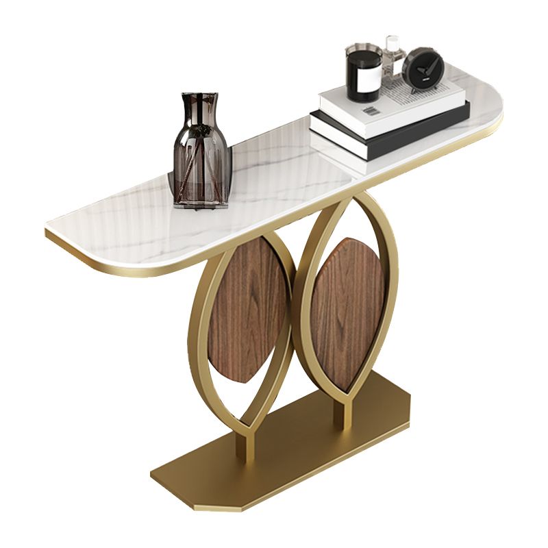 Tavolo di accento della console contemporanea tavolo da console di finitura antica in pietra