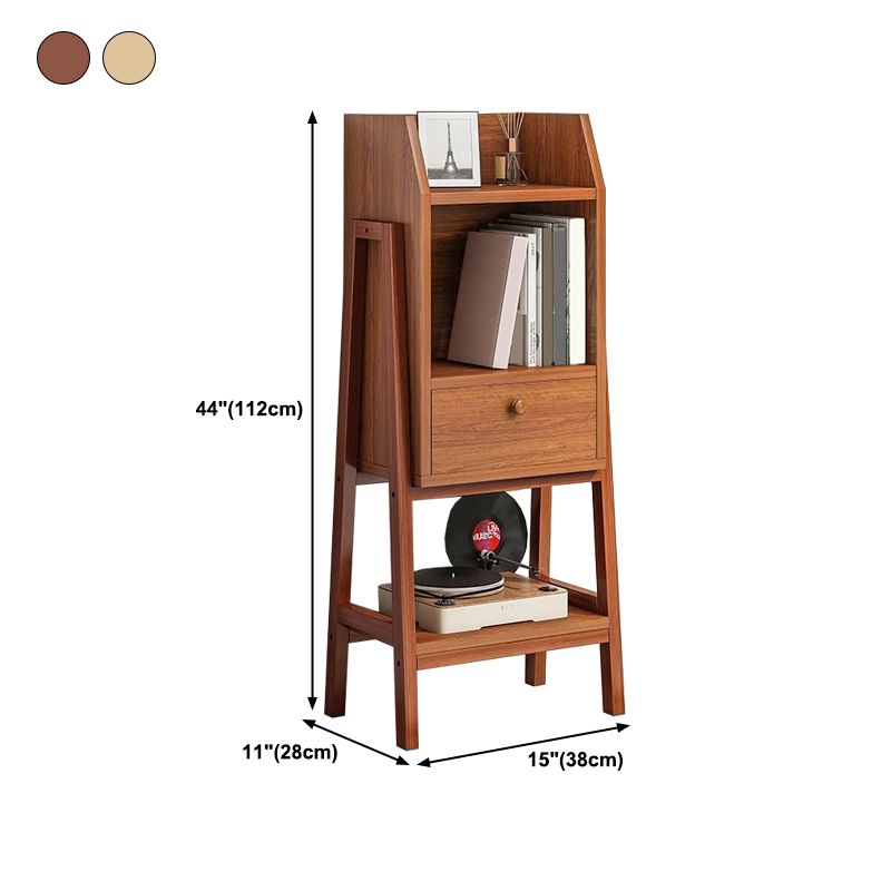 Vertical Bookcase Scandinavian Engineered Wood Shelf Bookcase Clearhalo 'Bookcases' 'furn' 'furn_bookcases' 'Furniture' 'Office Furniture' 1200x1200_0e639b98-0529-4c55-b0e9-5ff08ccc3f04