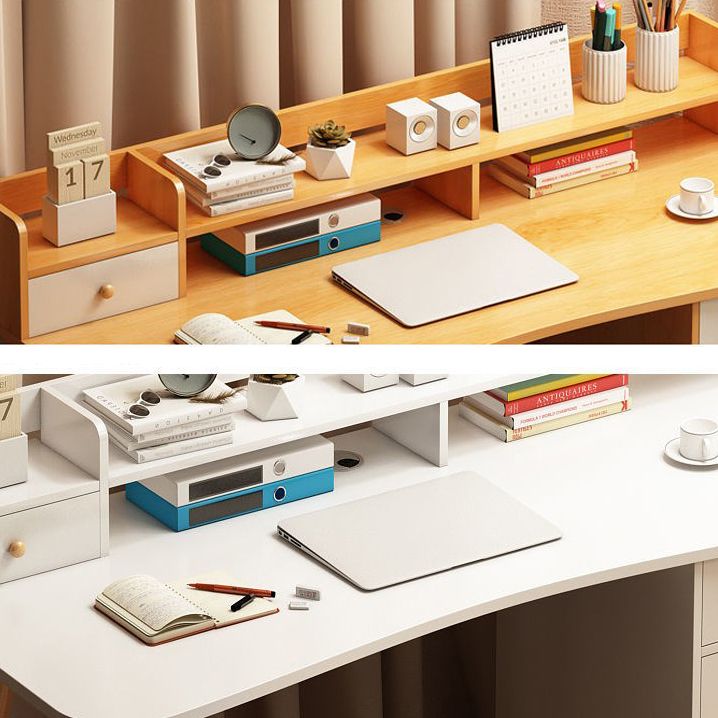 MODERNA Freeform Desk Office Home Desa di scrittura in legno artificiale con cassetto
