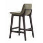 Contemporary Low Back Indoor Armless Bar Stool with Backrest