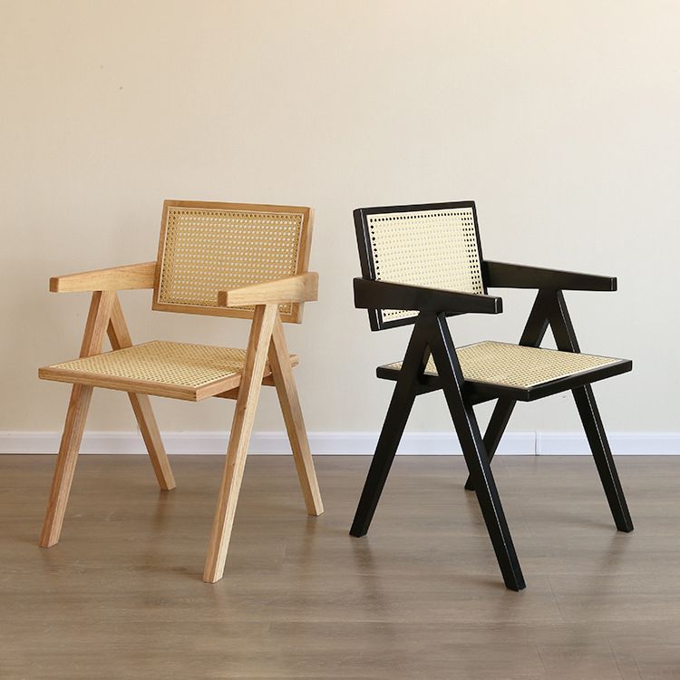 Modern Style Kitchen Dining Room Wood Chair Set Open Back Arm Chairs Set Clearhalo ' kitchen&dining_furn' 'Dining Chairs' 'Dining Tables & Seating' 'dining_chair' 'furn' 'furn_dining_chair' 'Furniture' 'furniture_dining_chair' 'Kitchen & Dining Furniture' 'kitchen' 1200x1200_0e6761c7-cec7-4797-b6fd-5796d4ad484f