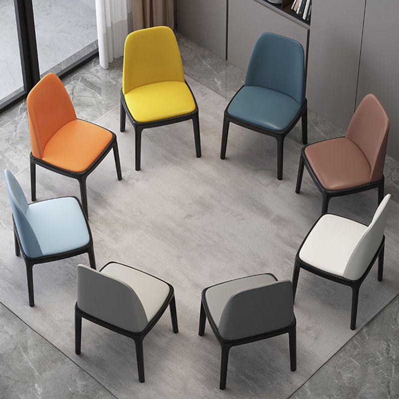 Dining Room Side Dining Chairs Modern Solid Wood Armless Dining Chairs Clearhalo 'Dining Chairs' 'Dining Tables & Seating' 'dining_chair' 'furn' 'furn_dining_chair' 'Furniture' 'furniture_dining_chair' 'Kitchen & Dining Furniture' 1200x1200_0e6b5de7-0d26-4309-b7ee-63089db7ac74