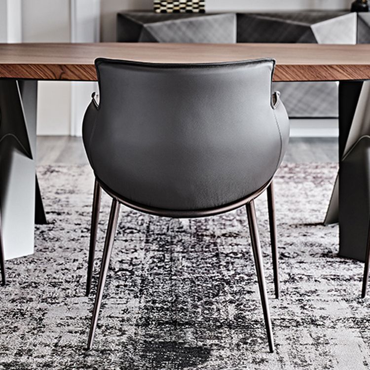 Sedia a braccio industriale in metallo sedia sala da pranzo solido sterzo per sala da pranzo