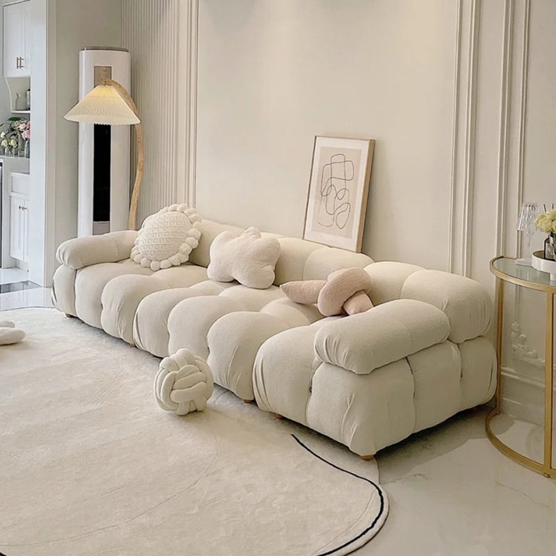 Modern Style Sofa Low Back Padded with Sponge Cushions Sofa Bed Clearhalo 'furn' 'furn_sofas' 'Furniture' 'Living Room Furniture' 'Sofa' 'sofas' 1200x1200_0e6d1c1e-91cf-44d7-a0d8-c23eaa76fa84