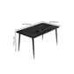 4 Legs Dining Room Table Sintered Stone Furniture for Kitchen