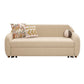 BEIGE Daybed Metal Frame Kids Led con materasso e testiera