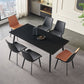 Kitchen Industrial Dinner Table Stone Rectangle 4 Legs Dining Table Clearhalo 'Dining Tables & Seating' 'Dining Tables' 'dining_table' 'furn' 'furn_dining_table' 'Furniture' 'Kitchen & Dining Furniture' 1200x1200_0e778eea-62e4-435f-9382-ebc8526c2d47