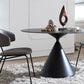 Contemporary Style Dining Round Table Sintered Stone Table with Metal Legs for Home Clearhalo 'Dining Tables & Seating' 'Dining Tables' 'dining_table' 'furn' 'furn_dining_table' 'Furniture' 'Kitchen & Dining Furniture' 1200x1200_0e77df17-1a25-46b9-8a12-7f8867698aab