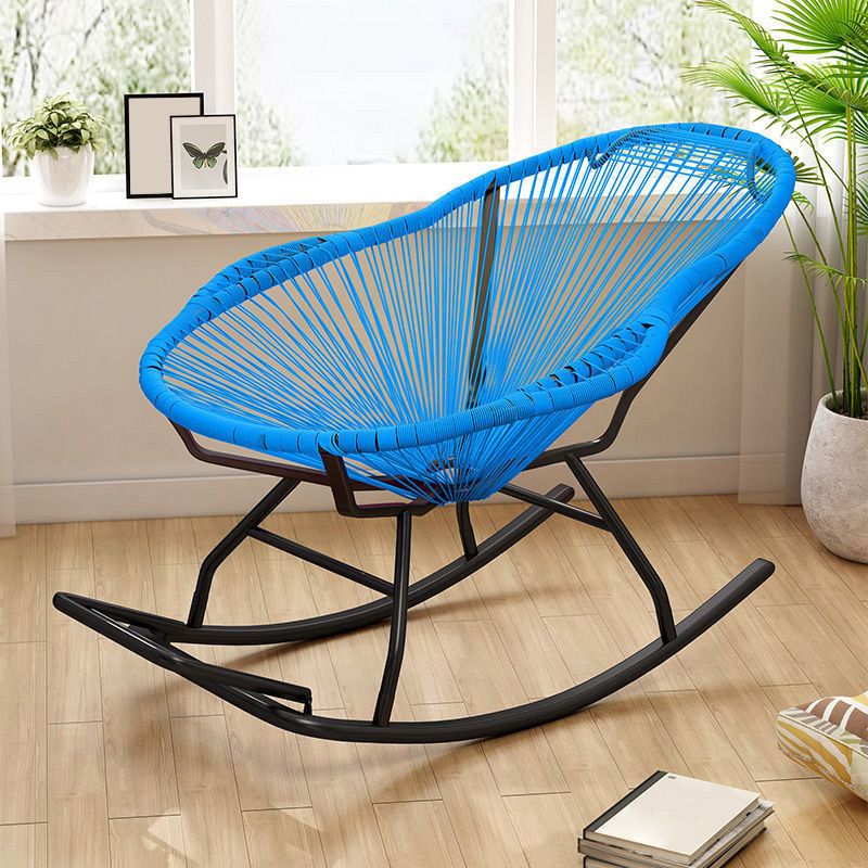 Contemporary Rattan Rocking Chair Outdoor Rocking Chair for Break Clearhalo 'Chairs & Seating' 'furn' 'furn_rocking_chairs' 'Furniture' 'Living Room Furniture' 'Rocking Chairs' 'rocking_chairs' 1200x1200_0e78c3af-e4ab-4187-a619-1ceacf8fb02e