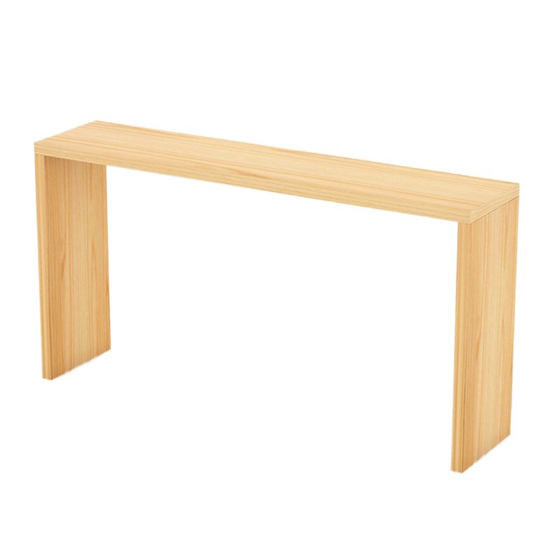 Rectangle Table du comptoir supérieur en bois massif Rectangle Table de bar moderne