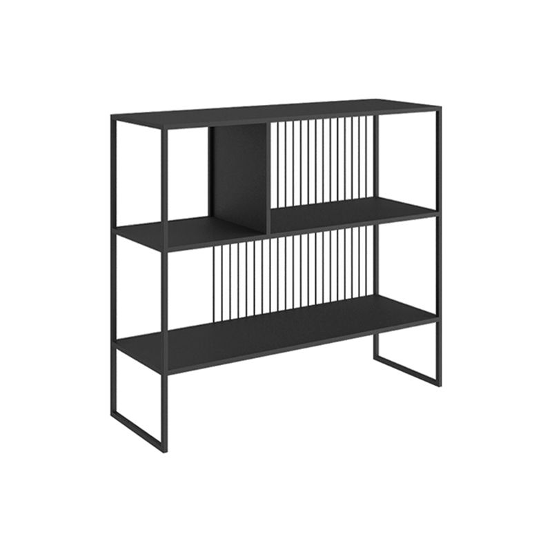Contemporary Horizontal Metal Bookshelf Open Back Bookcase with Shelves Clearhalo 'Bookcases' 'furn' 'furn_bookcases' 'Furniture' 'Office Furniture' 1200x1200_0e7a6add-922a-43d9-9eda-62f7f569d52e