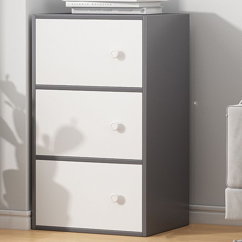 Contemporary Rectangle Storage Cabinet Manufactured Wood Accent Cabinet with Doors Clearhalo 'Cabinets & Chests' 'cabinets_chests' 'furn' 'furn_cabinets_chests' 'Furniture' 'Living Room Furniture' 1200x1200_0e7bb316-587d-4ef5-b7fb-f94be9d23dd7