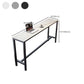 Industrial Bar-height Table Stone Top Pub Table with Black Base Clearhalo 'Bar Furniture' 'Bar Tables' 'bar_tables' 'furn' 'furn_bar_tables' 'Furniture' 'Kitchen & Dining Furniture' 1200x1200_0e7cdc6a-d388-4ec4-b168-58733e01d98d