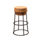 Modern Armless Backless Counter Stool Steel Cafe Bar Stool with Wooden Seat Clearhalo 'Bar Furniture' 'Bar Stools' 'bar_stools' 'furn' 'furn_bar_stools' 'furniture_bar_stools' 'Kitchen & Dining Furniture' 'kitchen&dining_furn' 'kitchen' 'kitchen_furn' Furniture' 1200x1200_0e7d72c3-c674-4f53-bbe0-9af66ba34056