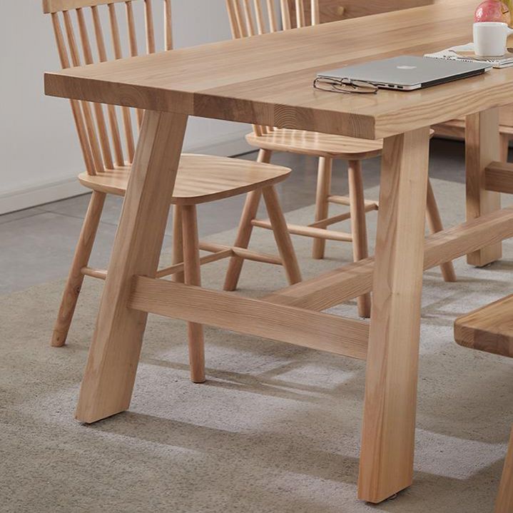 Modern 1/2/4 Pieces Dining Set Rectangle Wood Dining Table for Dining Room Clearhalo 'Dining Room Sets' 'Dining Tables & Seating' 'dining_room_set' 'furn' 'furn_dining_room_set' 'Furniture' 'furniture_dining_room_set' 'Kitchen & Dining Furniture' 'kitchen&dining_furn' 'kitchen' 1200x1200_0e810a74-15e5-4e3f-8501-9f01db59d8ae