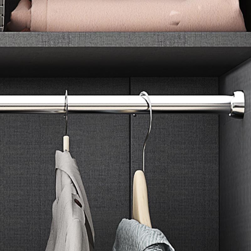 White Mirrored Finish Wardrobe Armoire Engineered Wood Wardrobe with Drawer Clearhalo 'Armoires & Wardrobes' 'armoires_wardrobes' 'Bedroom Furniture' 'furn' 'furn_armoires_wardrobes' 'Furniture' 1200x1200_0e81166a-1b90-4caa-87de-44605df715cc