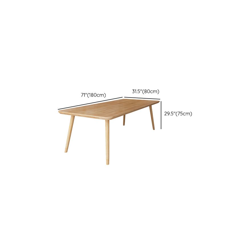 Modern Solid Wood Office Desk 29.53" Tall Curved Writing Desk Clearhalo 'furn' 'furn_office_desk' 'Furniture' 'Office Desks' 'Office Furniture' 'office_desk' 1200x1200_0e817aa8-ab09-4002-9a74-60fc3633e423