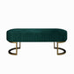 Glam 16" W Seating Bench Solid Color Cushioned Entryway and Bedroom Bench Clearhalo 'Benches' 'Chairs & Seating' 'furn' 'furn_benches' 'Furniture' 'Living Room Furniture' 1200x1200_0e8222d0-6e69-43eb-ba1d-9ae54ce10516
