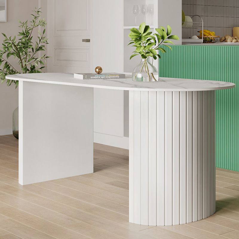 Sintered Stone Top White Table for Restaurant Modern Kitchen Table with Double Pedestal Clearhalo 'Dining Tables & Seating' 'Dining Tables' 'dining_table' 'furn' 'furn_dining_table' 'Furniture' 'furniture_dining_table' 'Kitchen & Dining Furniture' 'kitchen' 'kitchen_dining_table' 1200x1200_0e85bbef-6cc3-47db-a21f-60b947045954
