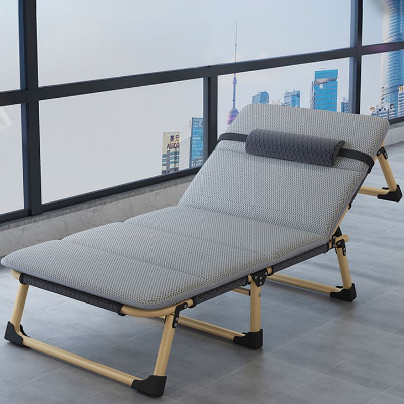 Sedia reclinabile contemporanea in metallo colore solido nessuna serratura