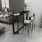Modern Rectangle Hall/Pub Table Stone Bistro Bar Height Cocktail Table Clearhalo 'Bar Furniture' 'Bar Tables' 'bar_tables' 'furn' 'furn_bar_tables' 'Furniture' 'furniture_bar_tables' 'Kitchen & Dining Furniture' 1200x1200_0e8d2d3f-464c-4e23-b37a-ccc24c6e9614