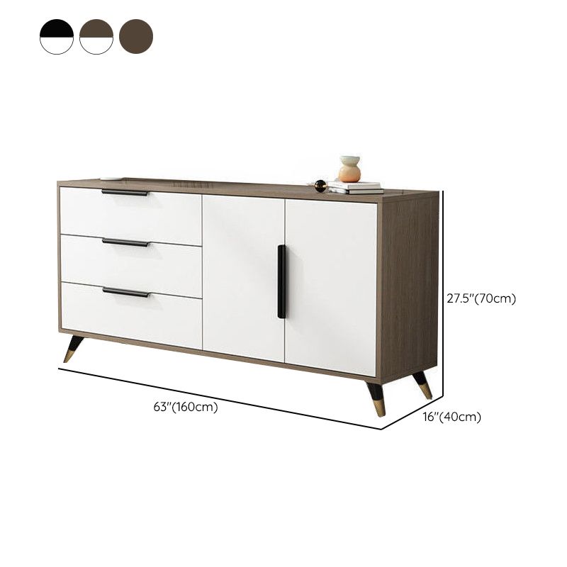 Scandinavian TV Console Wooden TV Media Console with 3 Drawers Clearhalo 'furn' 'furn_tv_stands_entertainment_centers' 'Furniture' 'Living Room Furniture' 'TV Stands & Entertainment Centers' 'TV Stands & Media Storage Furniture' 'tv_stands_entertainment_centers' 1200x1200_0e8d4394-cd53-4aba-a7c1-fdb2af9c38f7