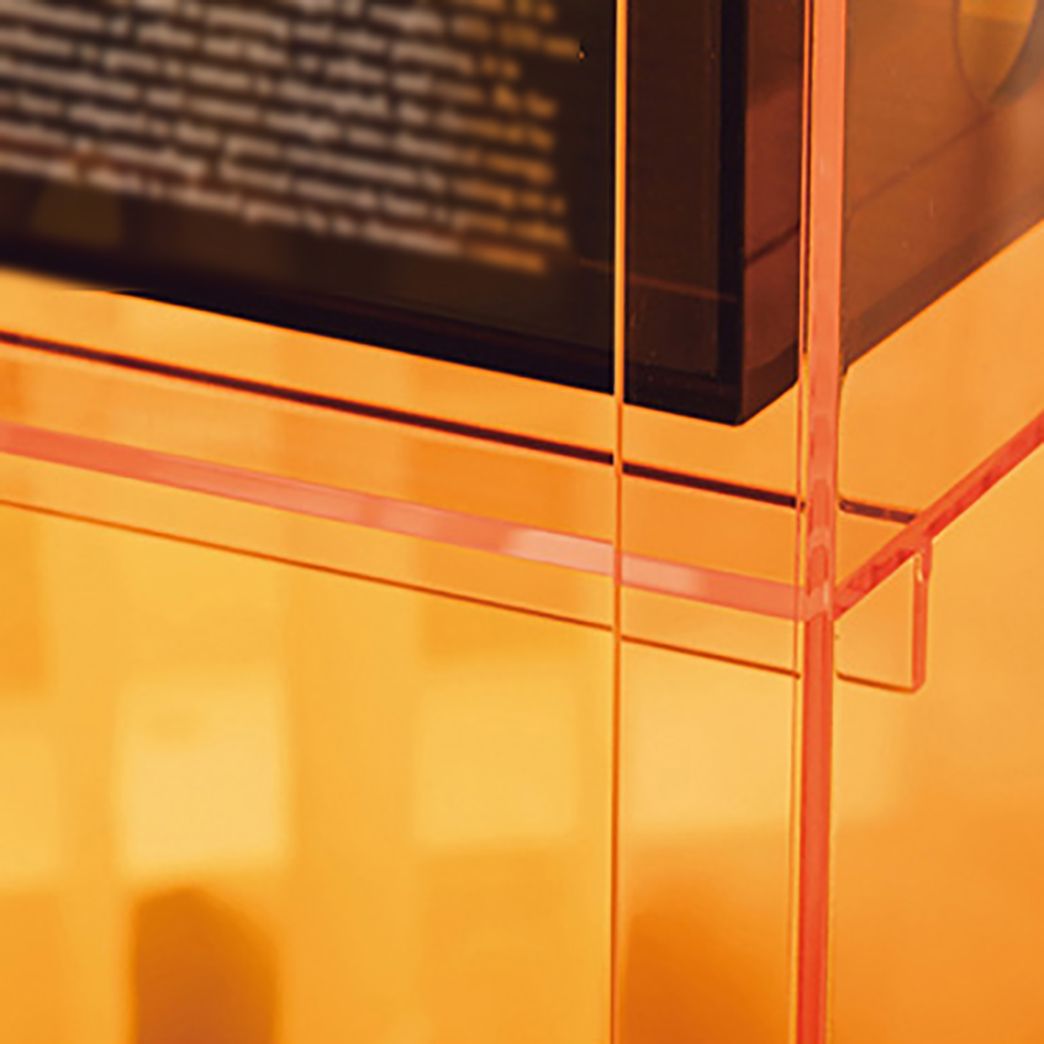 Glam Vertical Closed Back Standard Bookshelf Acrylic Bookshelf for Home Clearhalo 'Bookcases' 'furn' 'furn_bookcases' 'Furniture' 'furniture_bookcases' 'kitchen' 'kitchen_bookcases' 'Living Room Furniture' 'Office Furniture' 1200x1200_0e91ee08-083f-4019-b92a-e46983767bd6