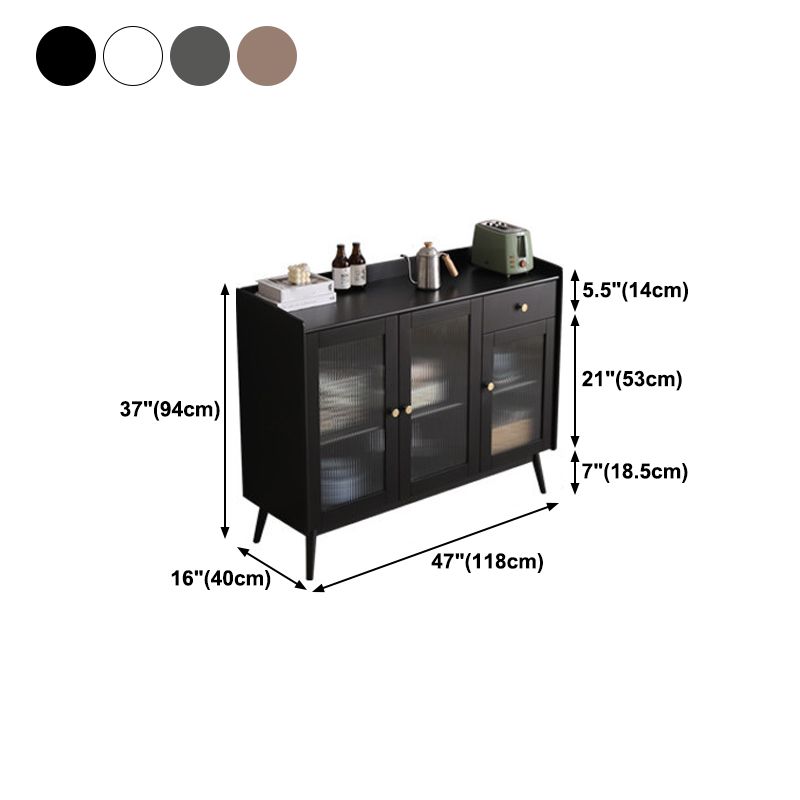 Modern Sideboard Solid Wood Sideboard with Door for Living Room Clearhalo 'buffet_sideboard' 'Buffets & Sideboards' 'furn' 'furn_buffet_sideboard' 'Furniture' 'Kitchen & Dining Furniture' 1200x1200_0e93888d-ff7f-423a-b5ab-238a859502db
