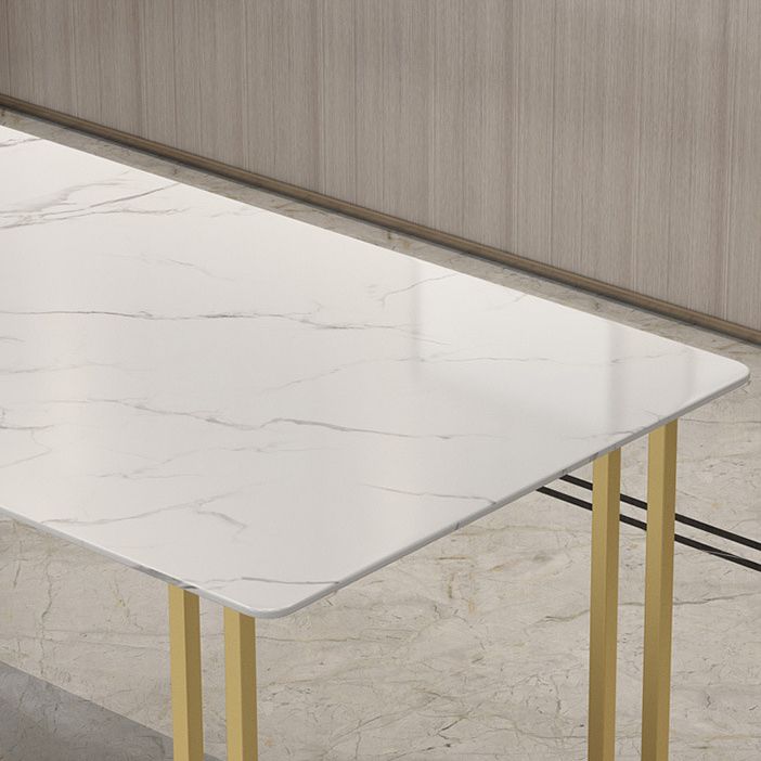 Glam Style 1/2/5 Pieces Dining Set White-gold Table Kitchen Set for Dining Room Clearhalo 'Dining Room Sets' 'Dining Tables & Seating' 'dining_room_set' 'furn' 'furn_dining_room_set' 'Furniture' 'furniture_dining_room_set' 'Kitchen & Dining Furniture' 'kitchen&dining_furn' 'kitchen' 1200x1200_0e944ca8-2325-41a2-af77-51eef98fb6ba