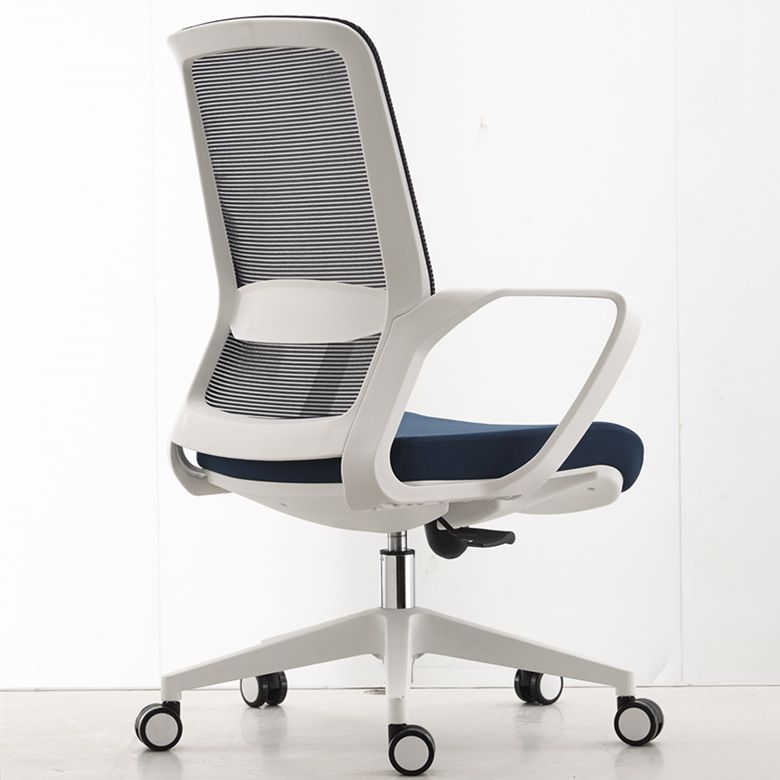 Silla de brazo contemporánea Ruedas de brazos fijos Altura de asiento Ajustable Silla de oficina