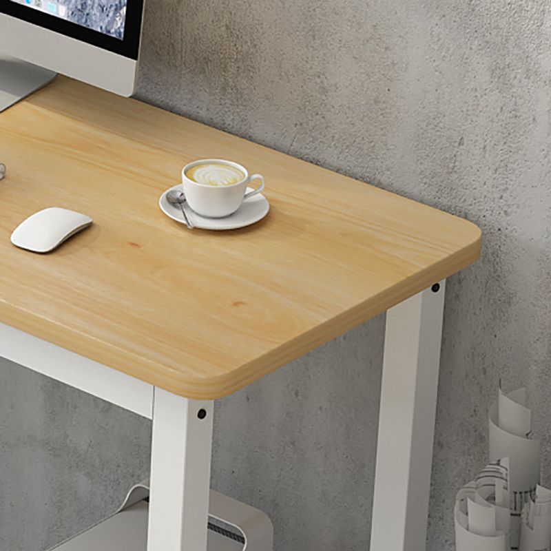 Rectangular Wood Office Desk Bedroom Writing Desk with Metal Legs Clearhalo 'furn' 'furn_office_desk' 'Furniture' 'Office Desks' 'Office Furniture' 'office_desk' 1200x1200_0e959251-6180-4db7-a753-ffc1632d3db4