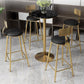 Glam Table and Stool Set 1/2/3/5 Pieces Bar Pub Table Set for Dining Room Clearhalo 'Bar Furniture' 'furn' 'furn_home_bar_bar_sets' 'Furniture' 'Home Bars & Bar Sets' 'home_bar_bar_sets' 'Kitchen & Dining Furniture' 1200x1200_0e96aa15-2420-46cf-8a1f-f7f3b65c484c