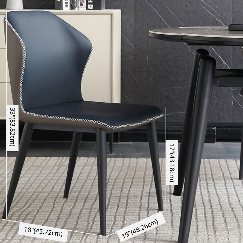 Modern Metal Dining Room Set Standard Height Black Legs Dining Set with Rectangle Table Clearhalo 'Dining Room Sets' 'Dining Tables & Seating' 'dining_room_set' 'furn' 'furn_dining_room_set' 'Furniture' 'furniture_dining_room_set' 'Kitchen & Dining Furniture' 'kitchen&dining_furn' 'kitchen' 1200x1200_0e973c54-57d1-4d56-b0b0-2977a8fc4674