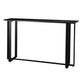 Industrial Bistro Bar Desk Indoor Stone and Metal Rectangle Bistro Bar Table Clearhalo 'Bar Furniture' 'Bar Tables' 'bar_tables' 'furn' 'furn_bar_tables' 'Furniture' 'furniture_bar_tables' 'Kitchen & Dining Furniture' 1200x1200_0e97a8f5-8e9b-498a-81f1-e63a5be7b8e7