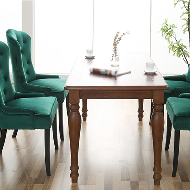 Nordic Style Solid Wood Dining Room Chair Upholstered Armless Chair for Home Use Clearhalo ' kitchen&dining_furn' 'Dining Chairs' 'Dining Tables & Seating' 'dining_chair' 'furn' 'furn_dining_chair' 'Furniture' 'furniture_dining_chair' 'Kitchen & Dining Furniture' 'kitchen' 1200x1200_0e99d859-c2b3-4e57-b4cb-d88a9ffa2f66